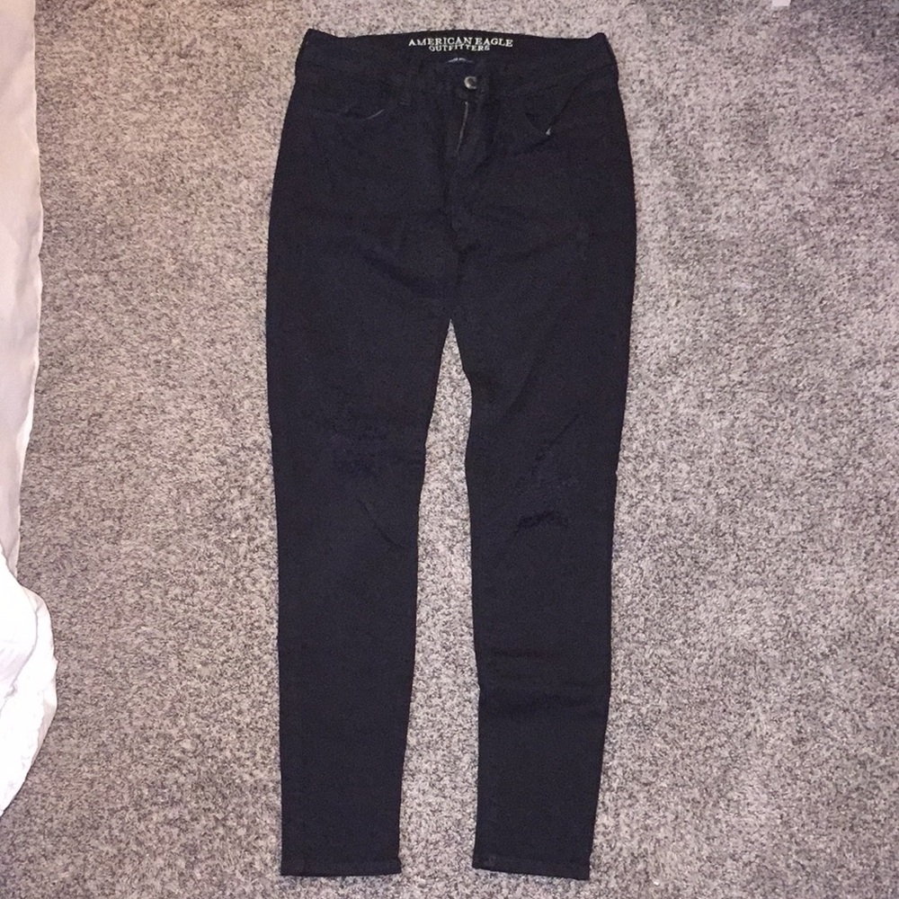 Women’s AE black holy jegging